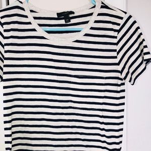 J. Crew Stripped Pocket T-Shirt